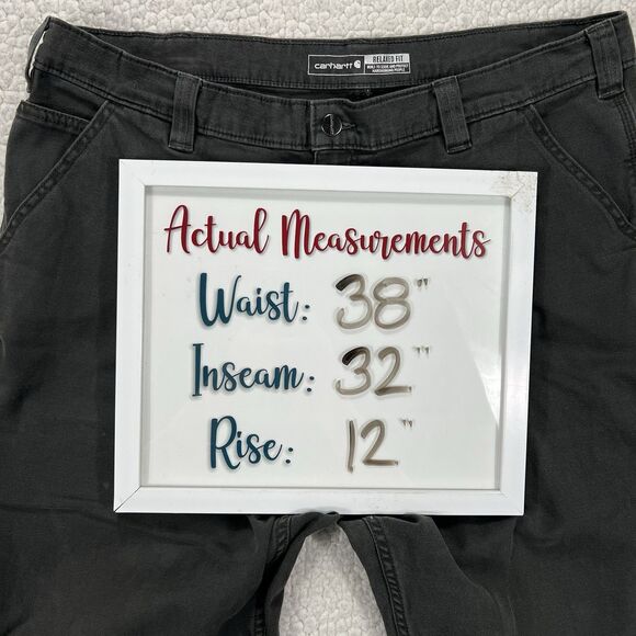 Carhartt Rugged Flex Canvas Work Pant Men’s 40x34 (Actual 38x32) Relaxed Fit - Picture 12 of 12